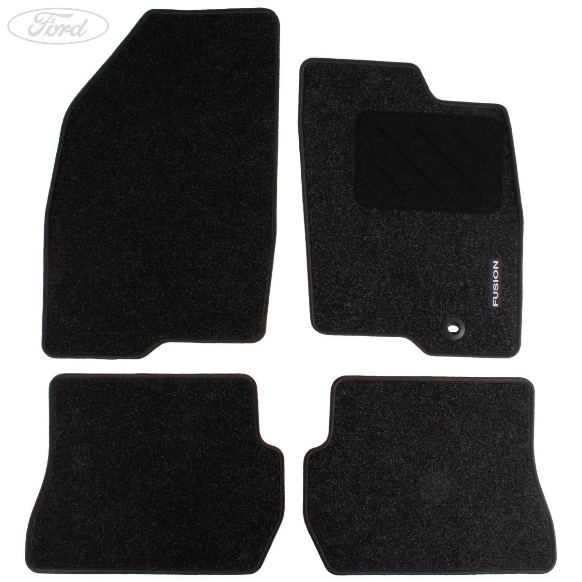 FIESTA MK6 FUSION FRONT & REAR CONTOUR FLOOR MAT SET VELOUR - Image 4