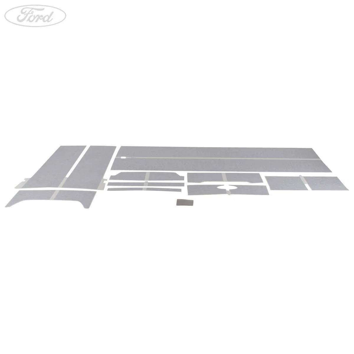 FIESTA MK6 FUSION RACING STRIPES DECAL BLUE - Image 4