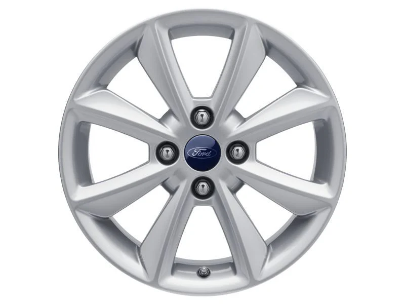 FIESTA 16" ALLOY WHEEL 8-SPOKE DESIGNSILVER FINISH 2017-2023 - Image 2