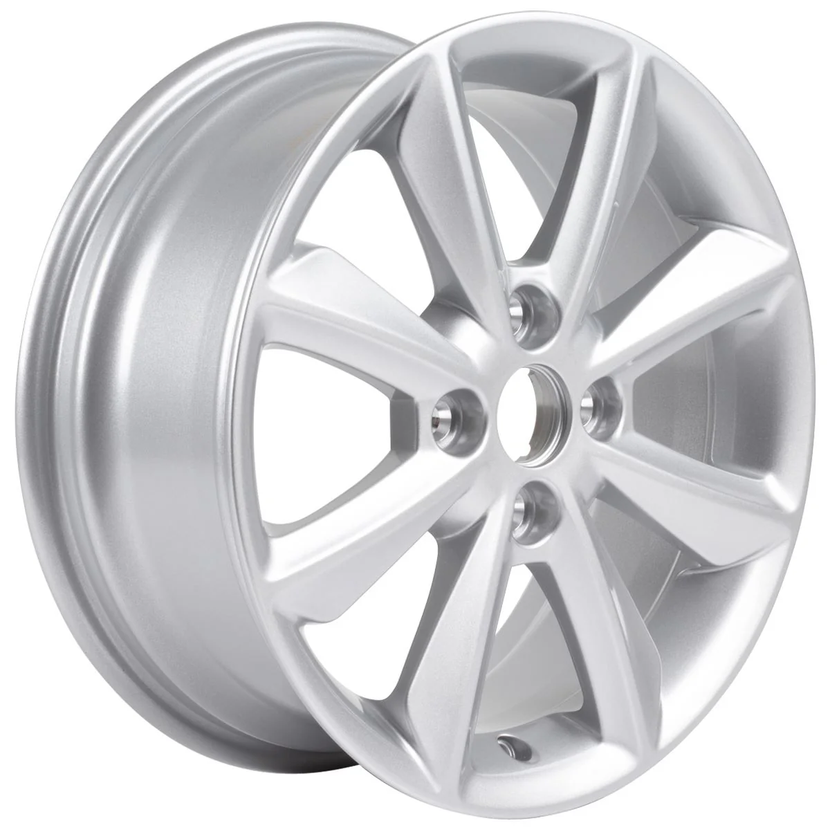 FIESTA 16" ALLOY WHEEL 8-SPOKE DESIGNSILVER FINISH 2017-2023 - Image 6