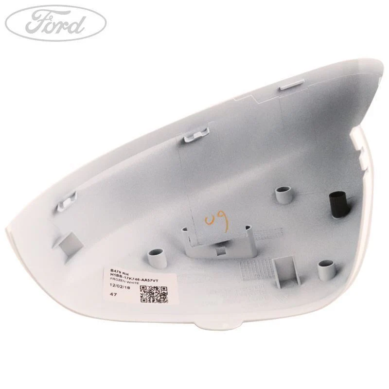 FIESTA MK8 O/S DOOR MIRROR HOUSING COVER FROZEN WHITE 2017- - Image 3