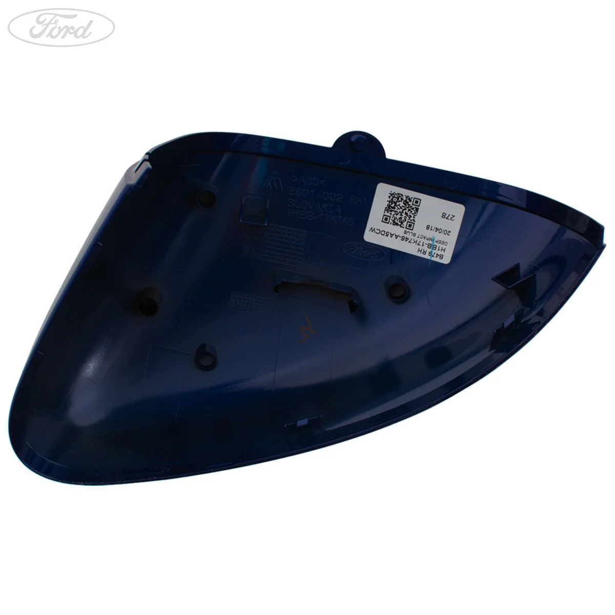 FIESTA O/S DOOR MIRROR HOUSING COVER DEEP IMPACT BLUE - Image 3