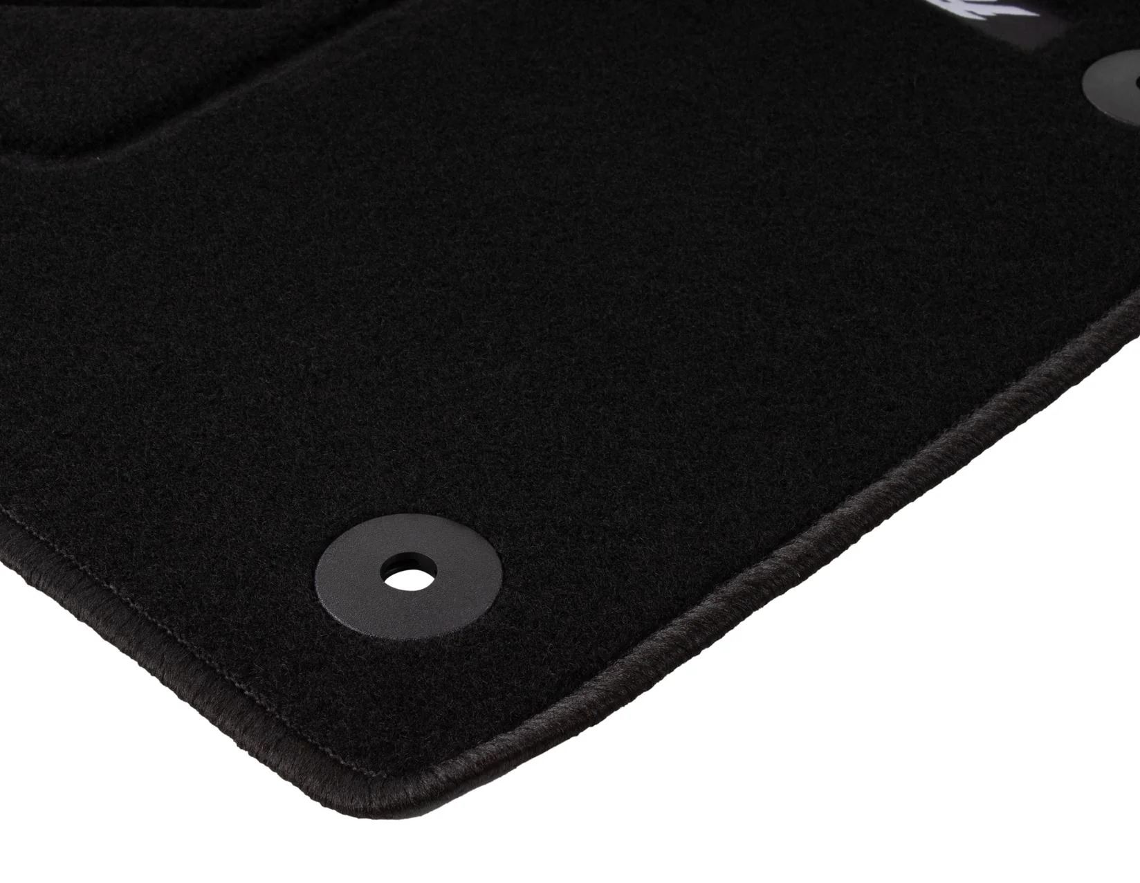 FIESTA FRONT & REAR CARPET FLOOR MATS CONTOURED SET BLACK WITH MODEL LOGO 2011-2019 - Image 4
