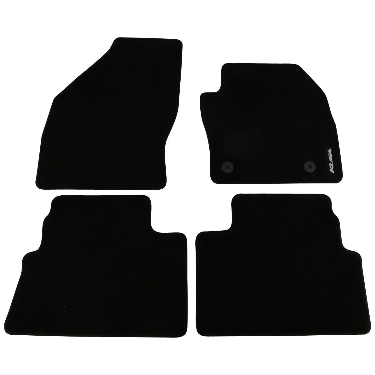 KUGA 01/2008-10/2012 CARPET FLOOR MATS FRONT AND REAR,BLACK - Image 4