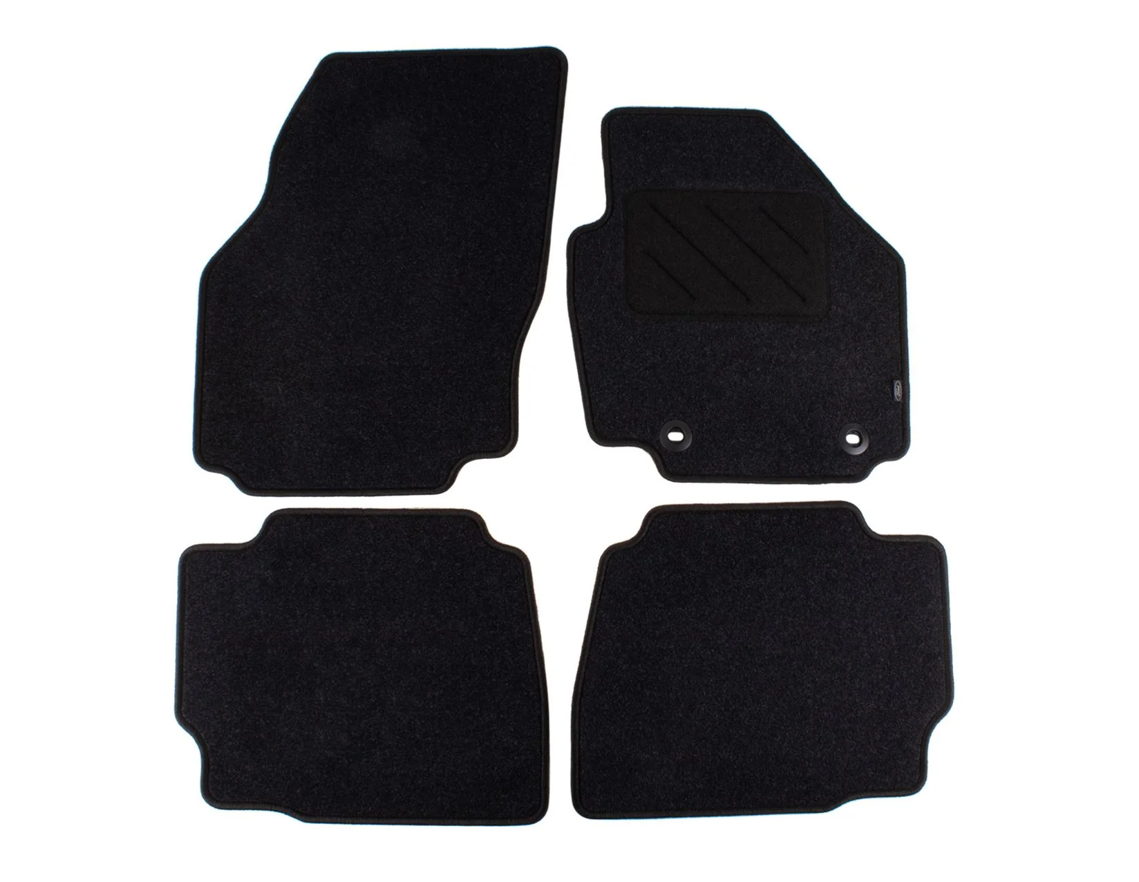 MONDEO FRONT & REAR CARPET FLOOR MAT KIT CONTOURED SET BLACK 2007-2012
