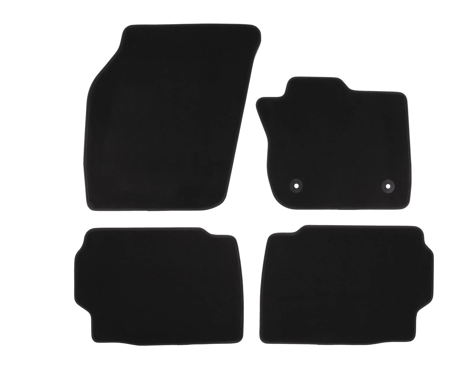 MONDEO FROM 09/2014 VELOUR FLOOR MATS FRONT AND REAR,BLACK - Image 2