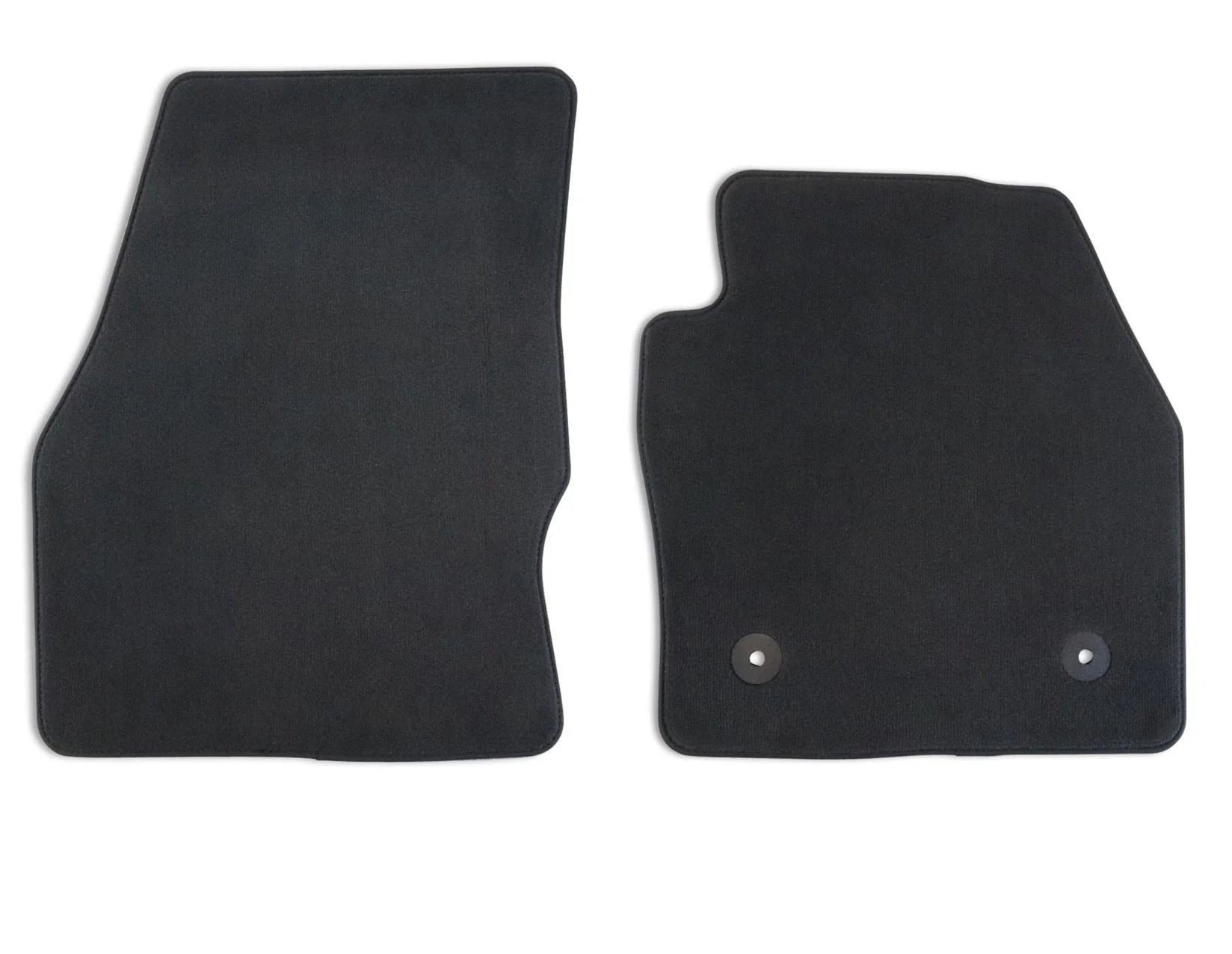 TOURNEO/TRANSIT CONNECT VELOUR FLOOR MATS FRONT,BLACK