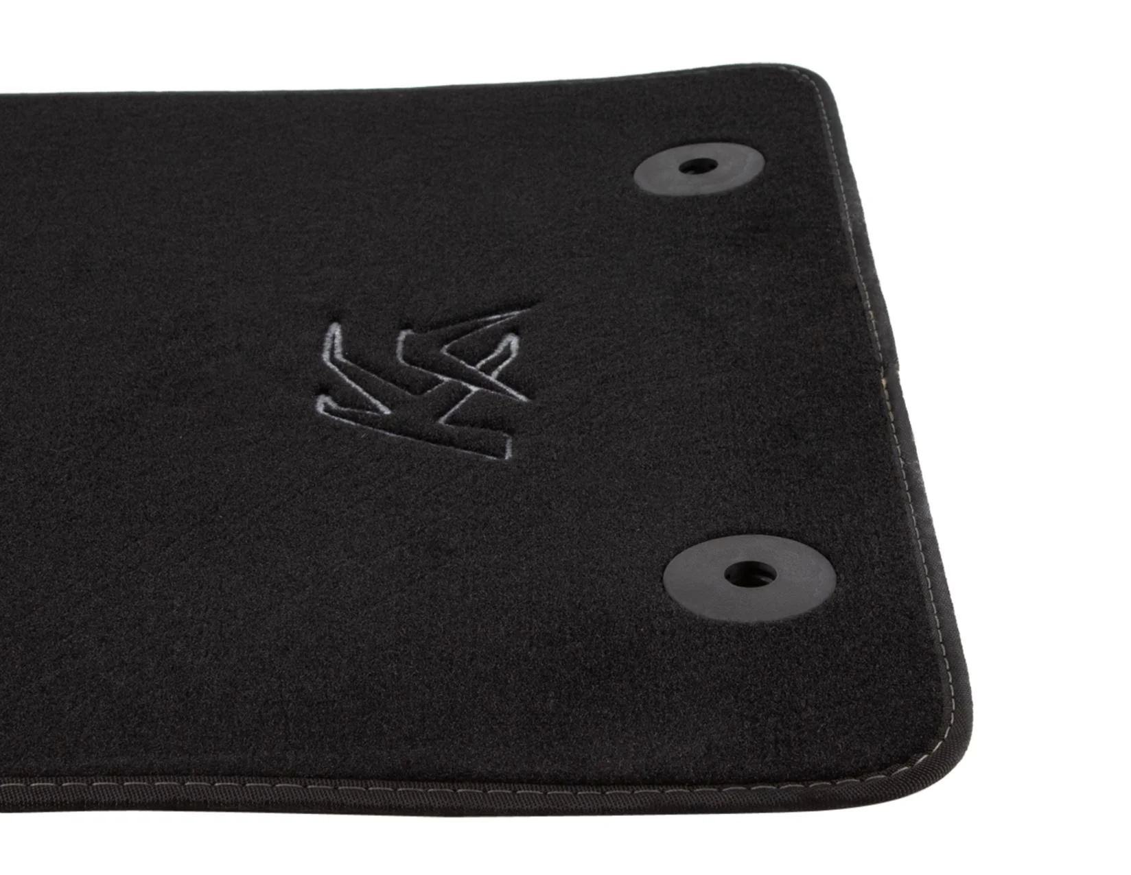 KA 09/2008-05/2016 VELOUR FLOOR MATS FRONT,BLACK - Image 2