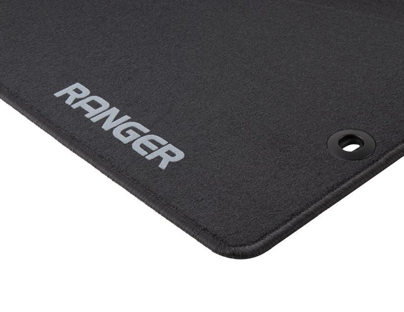 RANGER 01/2006-12/2011 VELOUR FLOOR MATS FRONT,BLACK - Image 7