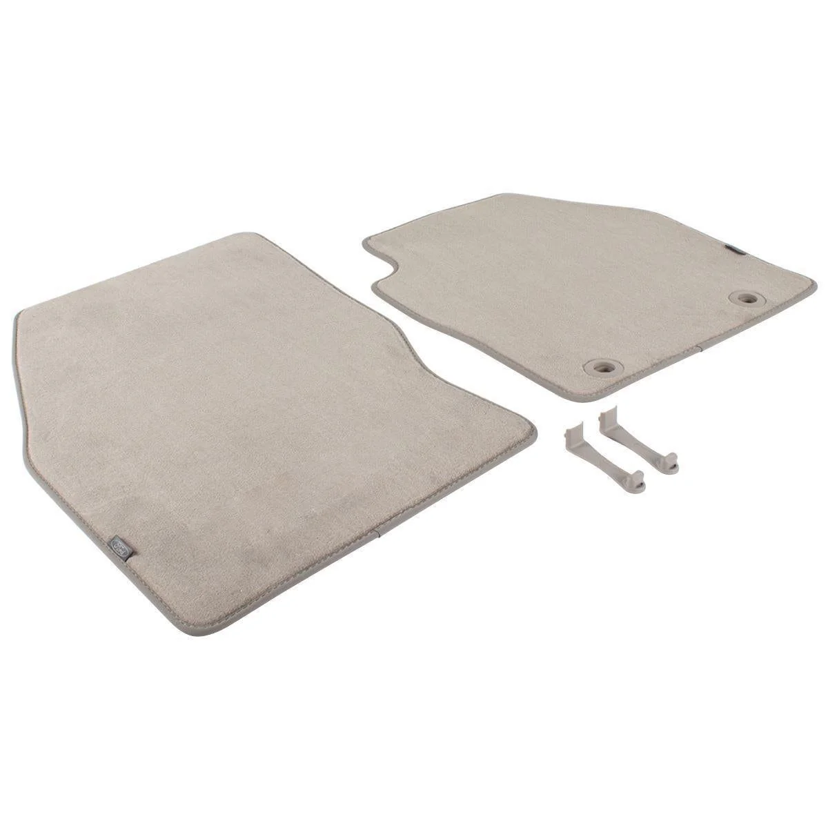 C-MAX FRONT FLOOR MATS VELOUR GREY WITH BRACKET 2010-12 - Image 2