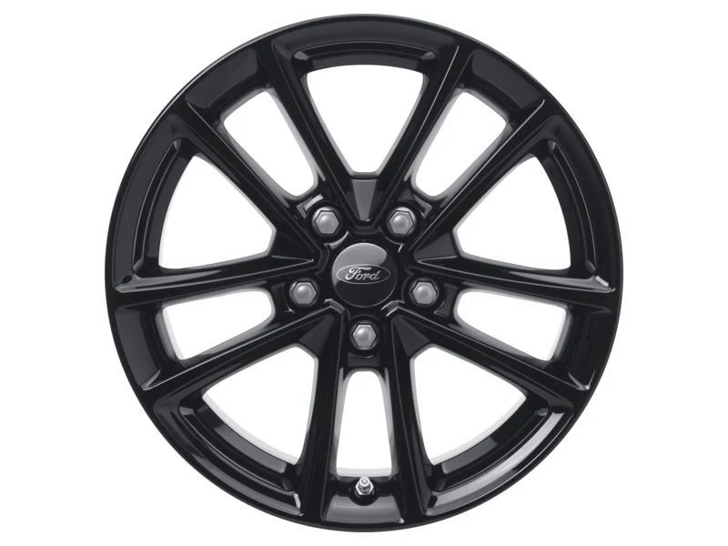 FOCUS 16" ALLOY WHEEL 5X2-SPOKE DESIGN ABSOLUTE BLACK FINISH 2016-2019