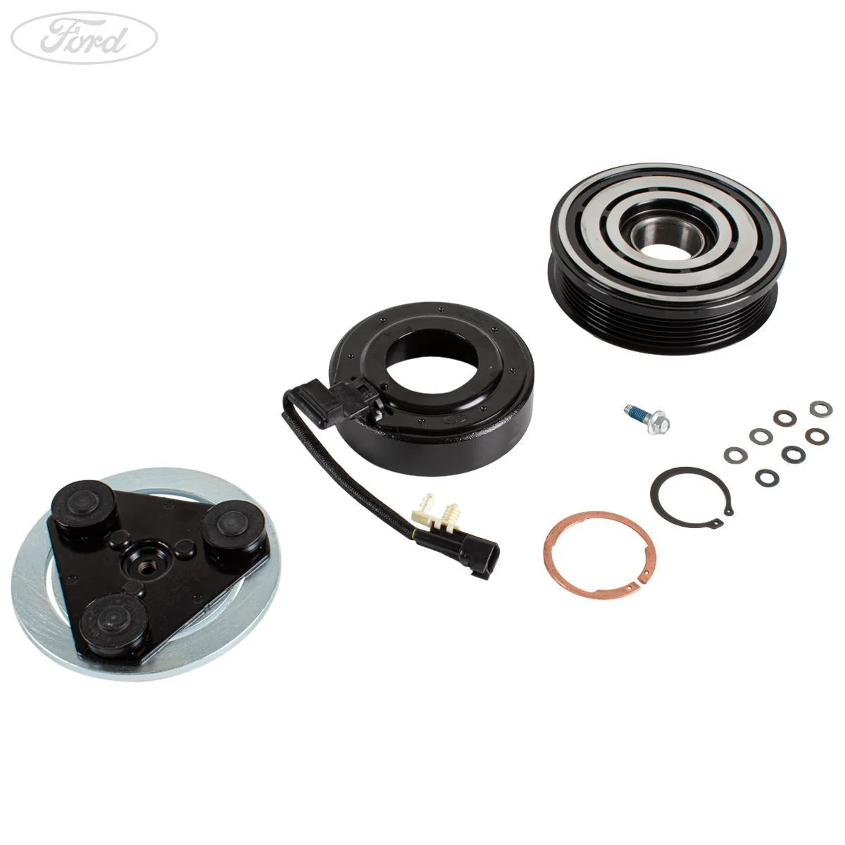 FOCUS C-MAX CC 1.6 DURATORQ TDCI COMPRESSOR CLUTCH PULLEY - Image 2