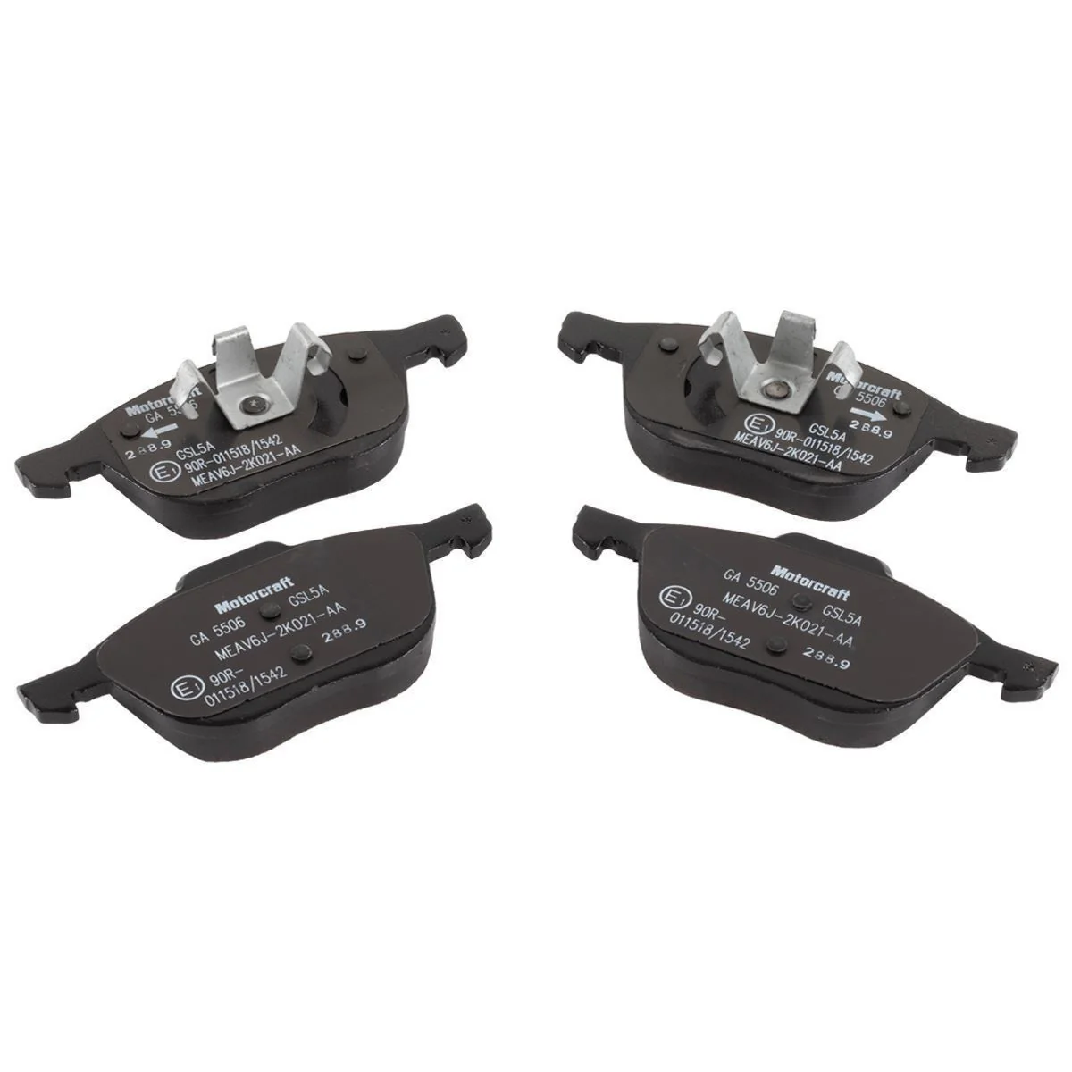FOCUS C-MAX MOTORCRAFT FRONT BRAKE PAD SET DISC BRAKE - Image 2