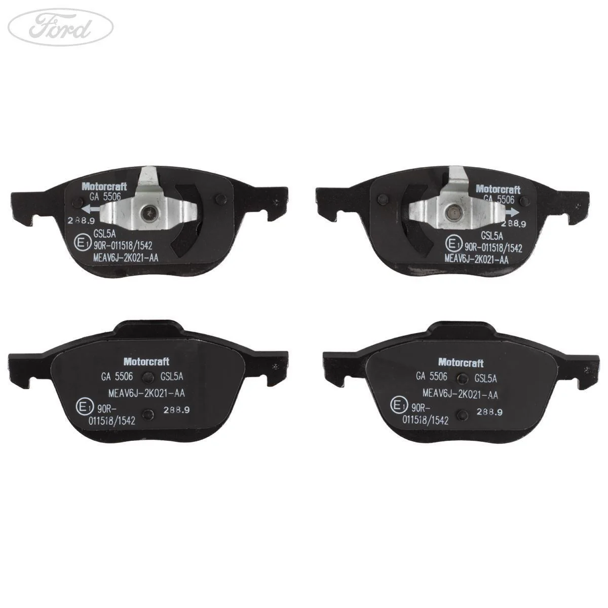 FOCUS C-MAX MOTORCRAFT FRONT BRAKE PAD SET DISC BRAKE - Image 5