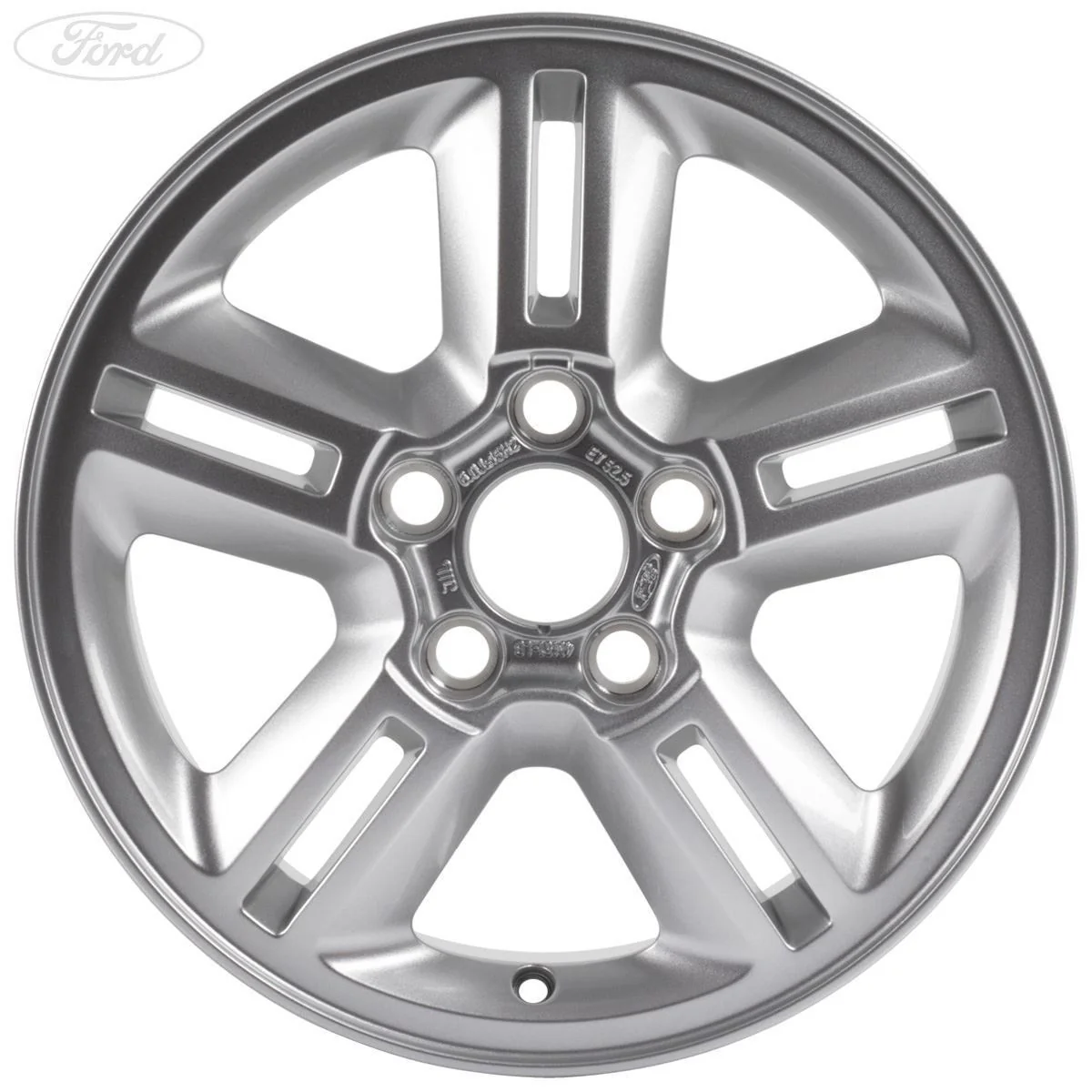 FOCUS 15" ALLOY WHEEL DESIGN 5X2-SPOKE DESIGN SILVER FINISH 2004-2007 - Image 2