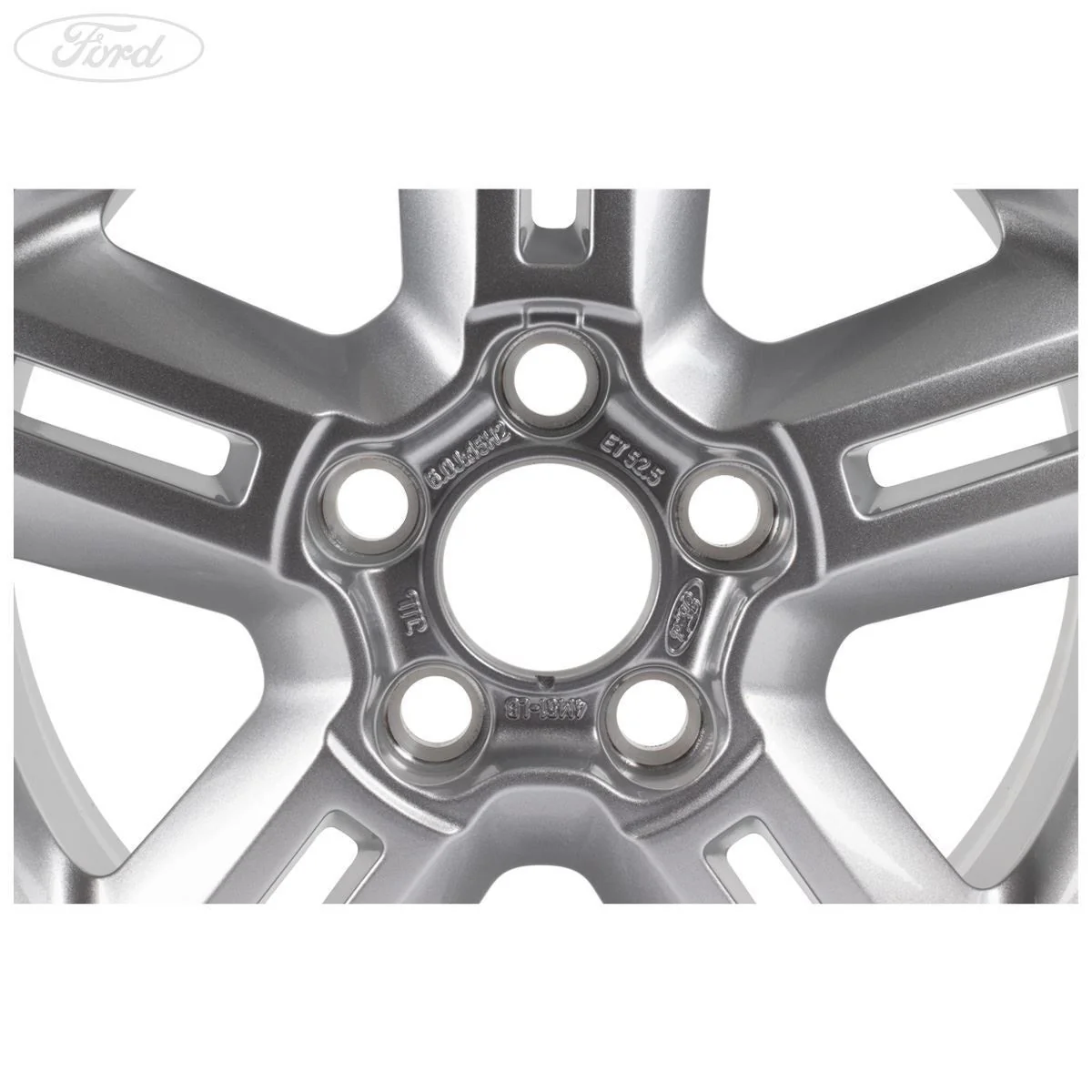 FOCUS 15" ALLOY WHEEL DESIGN 5X2-SPOKE DESIGN SILVER FINISH 2004-2007 - Image 4