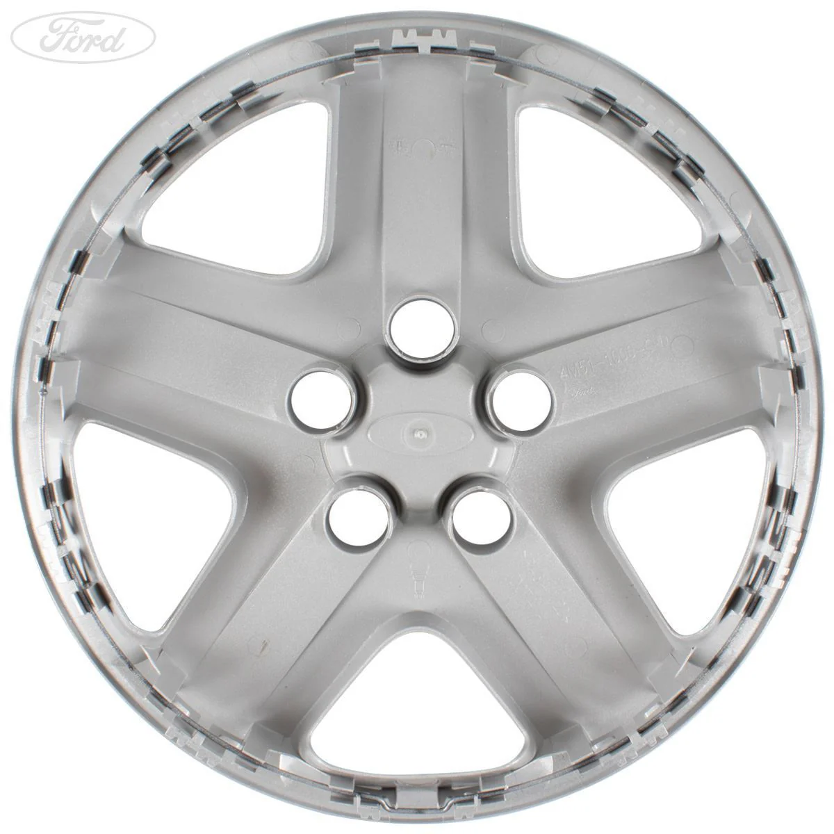 FOCUS MK2 C-MAX 16" STEEL WHEEL TRIM 5 SPOKE SILVER X1 - Image 3