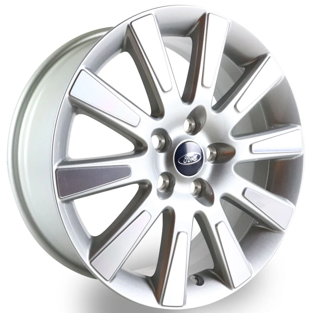 FOCUS MK2 C-MAX CC 17" ALLOY WHEEL 10 SPOKE 7J SILVER - Image 2