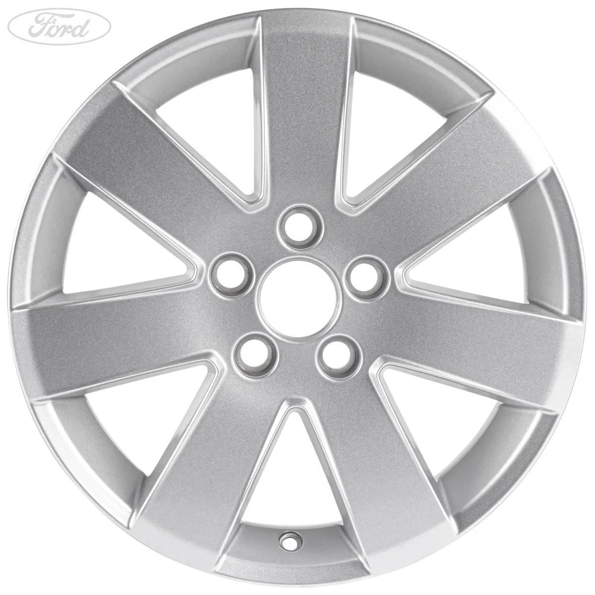 C-MAX FOCUS MONDEO 16" ALLOY WHEEL 7-SPOKE DESIGN SILVER FINISH 2001-2007 - Image 2