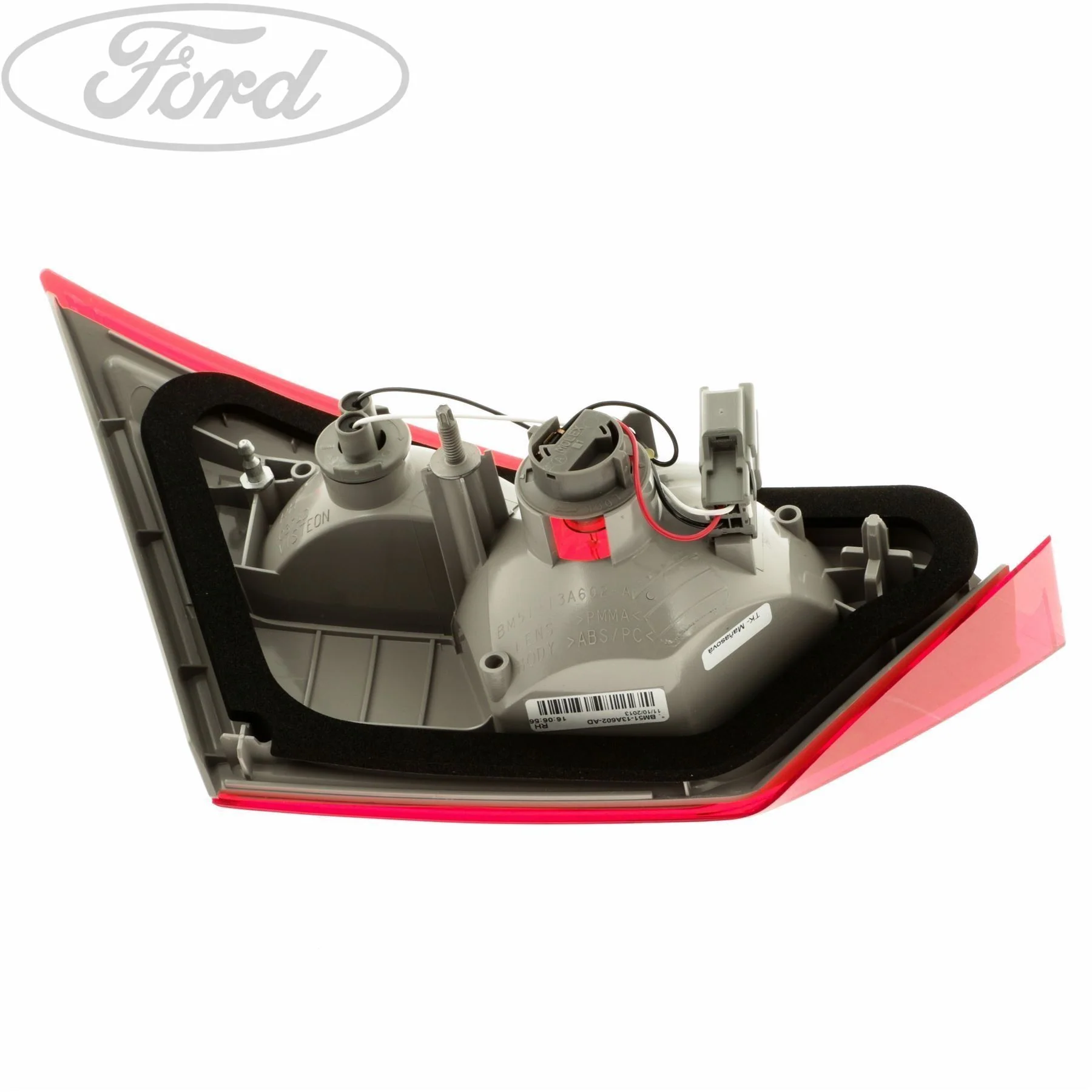 FOCUS MK3 REAR DRIVER SIDE INNER TAIL LIGHT LAMP CLUSTER 2011-2015 - Image 3