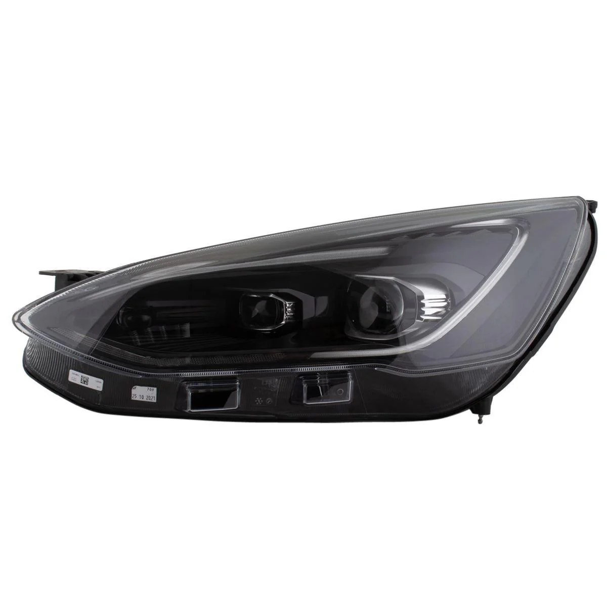 FOCUS PASSENGER SIDE LED HEADLIGHT HEADLAMP BLACK BEZELS 20