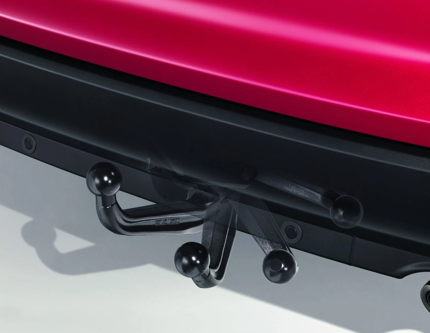 FOCUS RETRACTABLE TOW BAR 10/2014 01/2016, 5-DOOR WITH PETROL ENGINES, EXCEPT 1.0 L ECOBOOST.