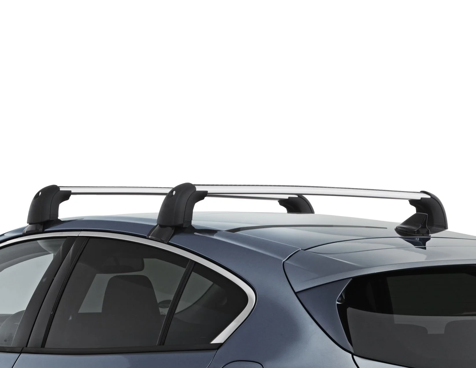 FOCUS ROOF CROSS BARS ALUMINIUM LOCKABLE NON-PANORAMIC SILVER FINISH 2018-2025 2203142