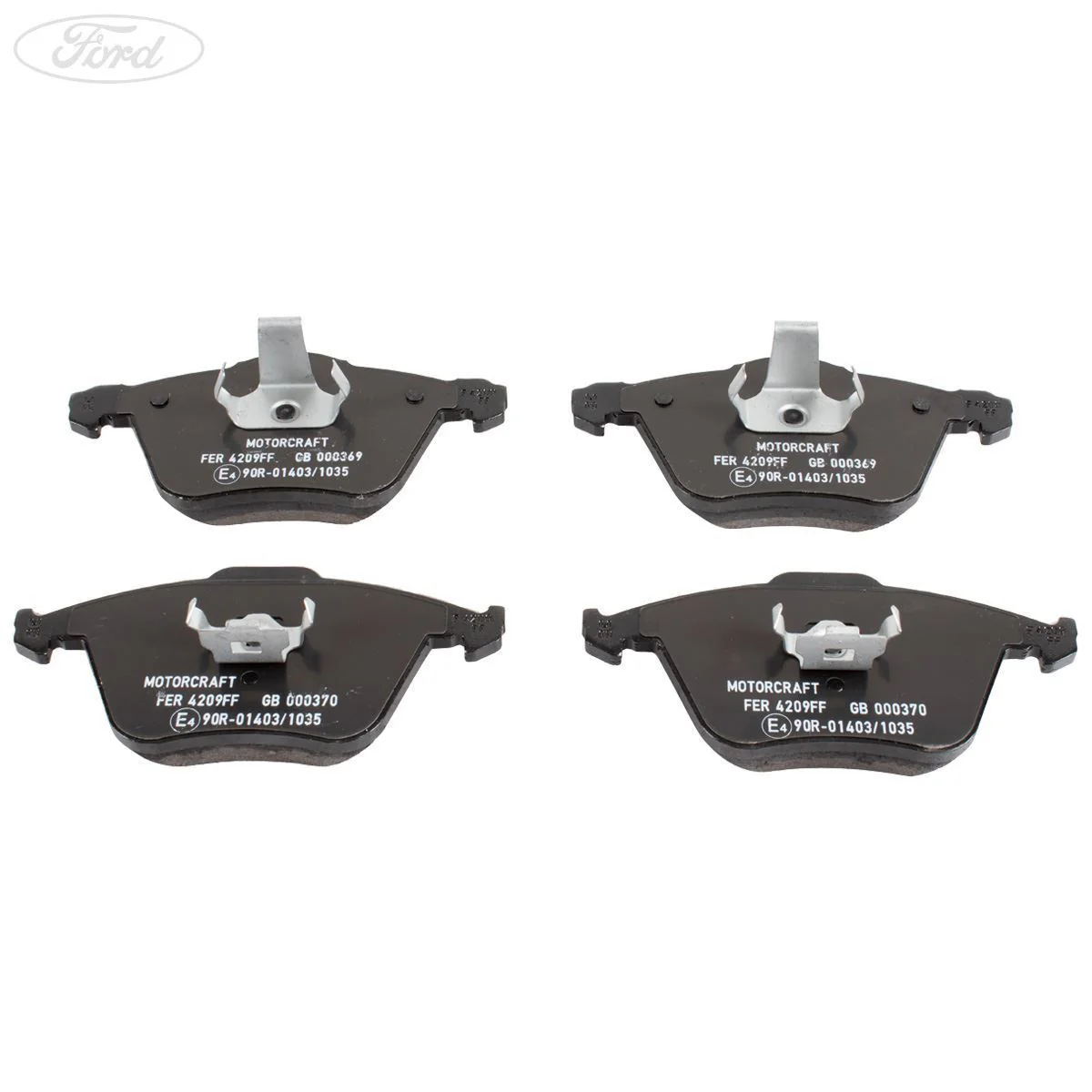 Focus ST225 Motorcraft Front Brake Pads Axle Set Kit 2005-2011 - Image 5
