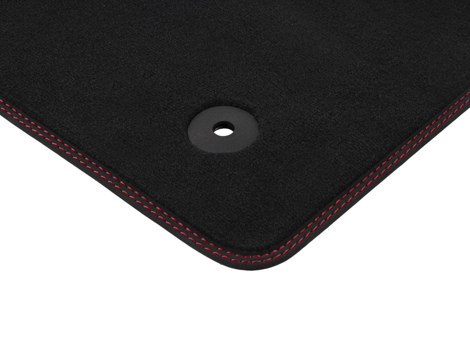 FOCUS FROM 04/2018 VELOUR FLOOR MATS FRONT,BLACK WITH RED STITCHING - Image 3
