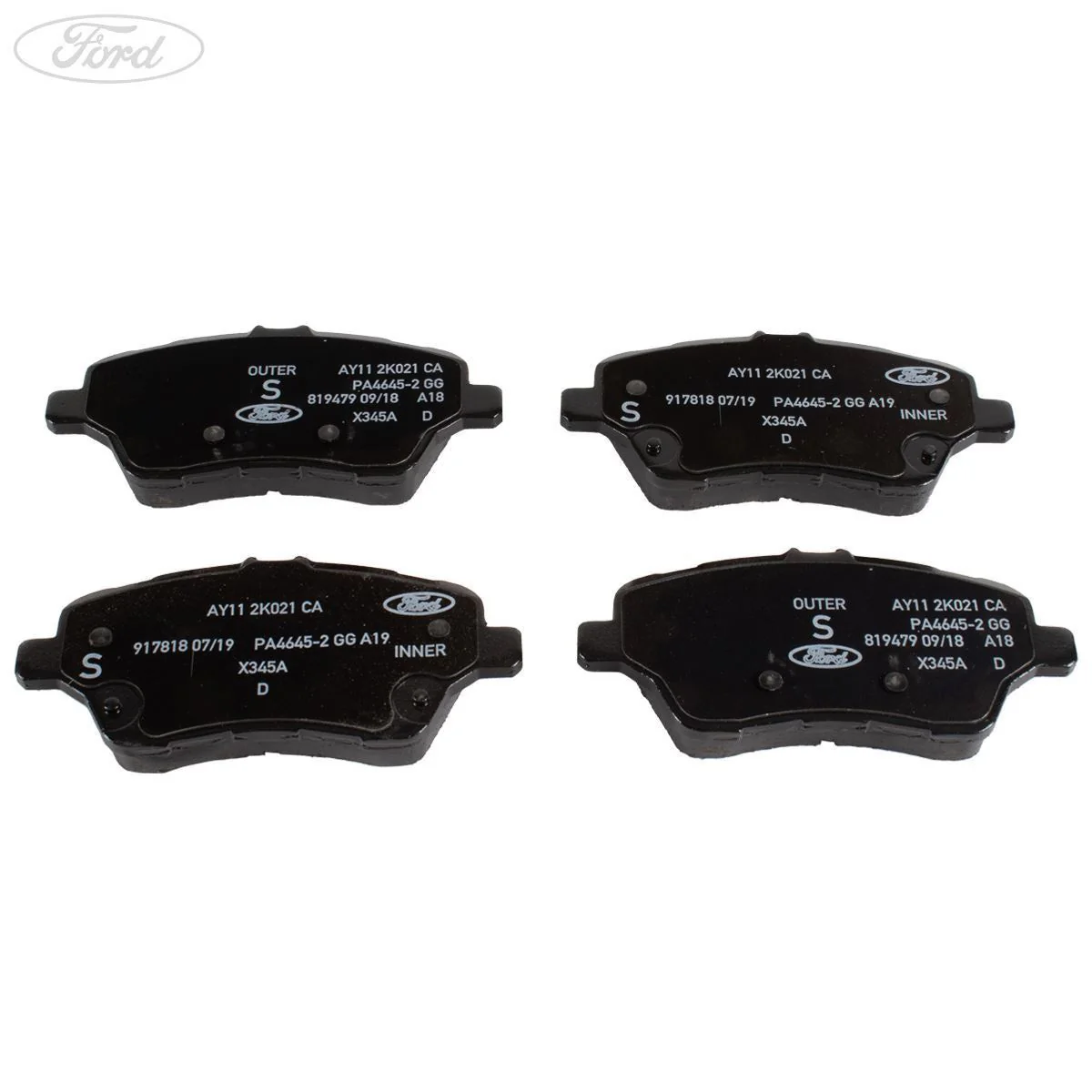 B-MAX TRANSIT COURIER FIESTA FRONT BRAKE PAD SET - Image 4