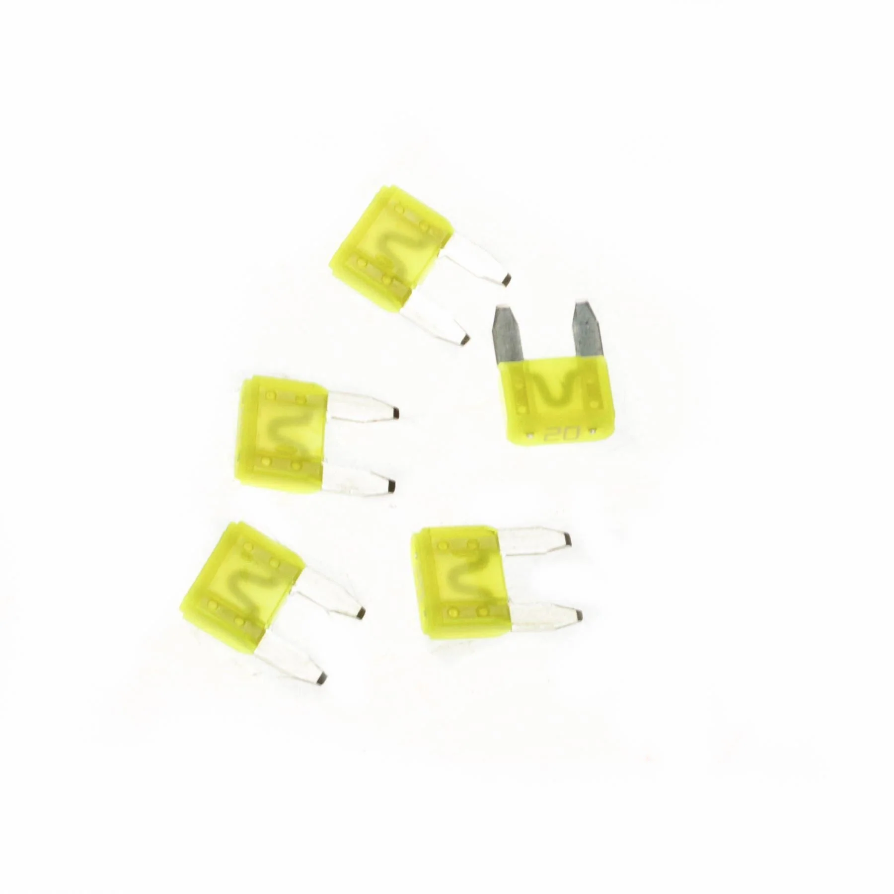 CIRCUIT BREAKER 20 AMP 32 VOLT BLADE TYPE YELLOW MINIFUSE - Image 5