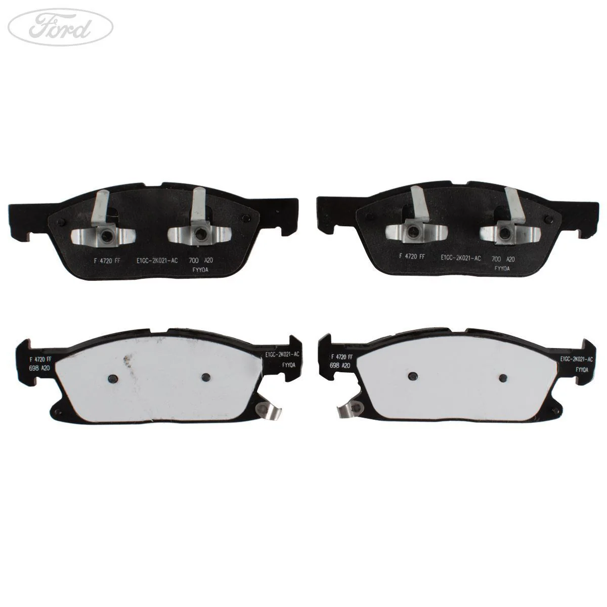 EDGE S-MAX GALAXY FRONT BRAKE PADS 17" WHEEL VENTED & SOLID - Image 2