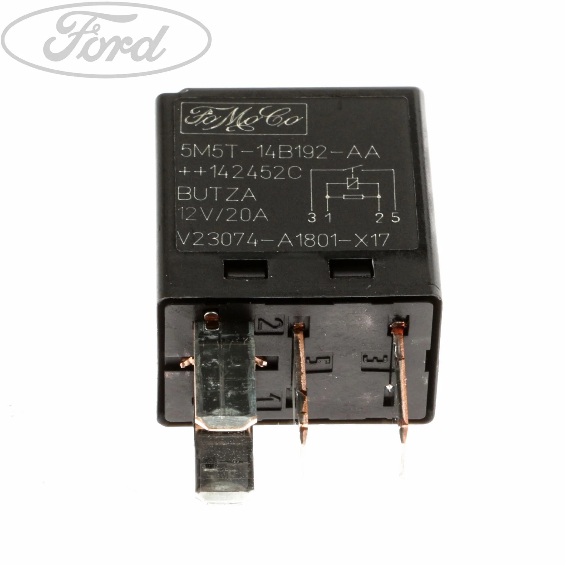 ELECTRICAL SYSTEM MICRO RELAY 20 AMP 4 BLADE TERMINAL - Image 2