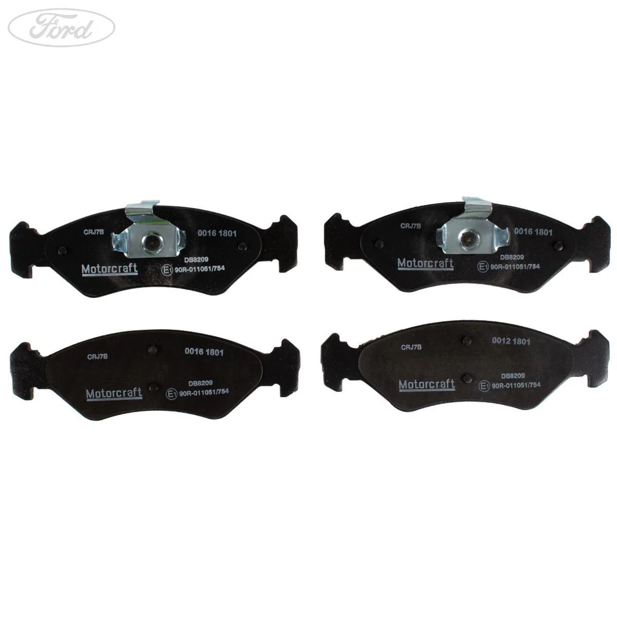 FIESTA MOTORCRAFT FRONT BRAKE PAD AXLE SET KIT - Image 3