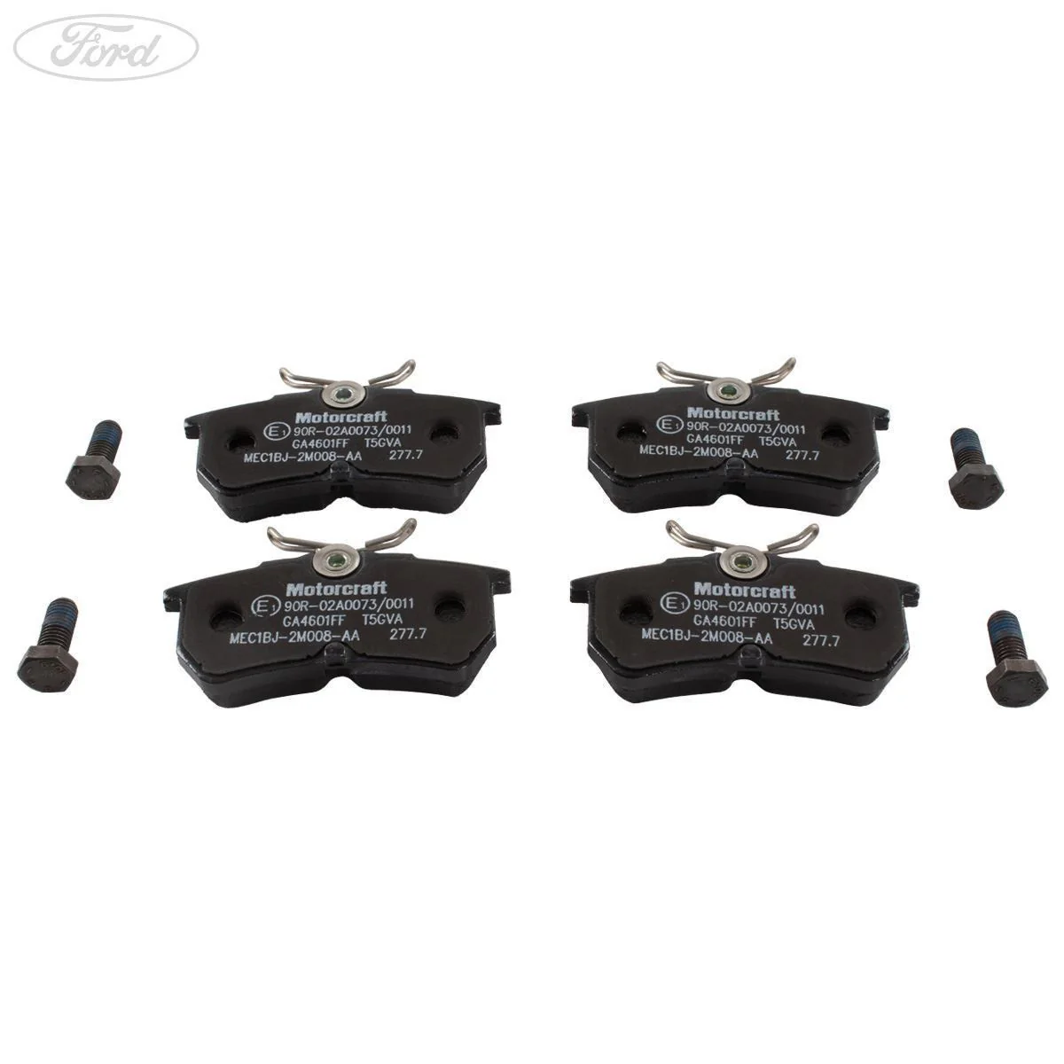 FIESTA MOTORCRAFT REAR BRAKE PADS AXLE SET ECOBOOST - Image 4