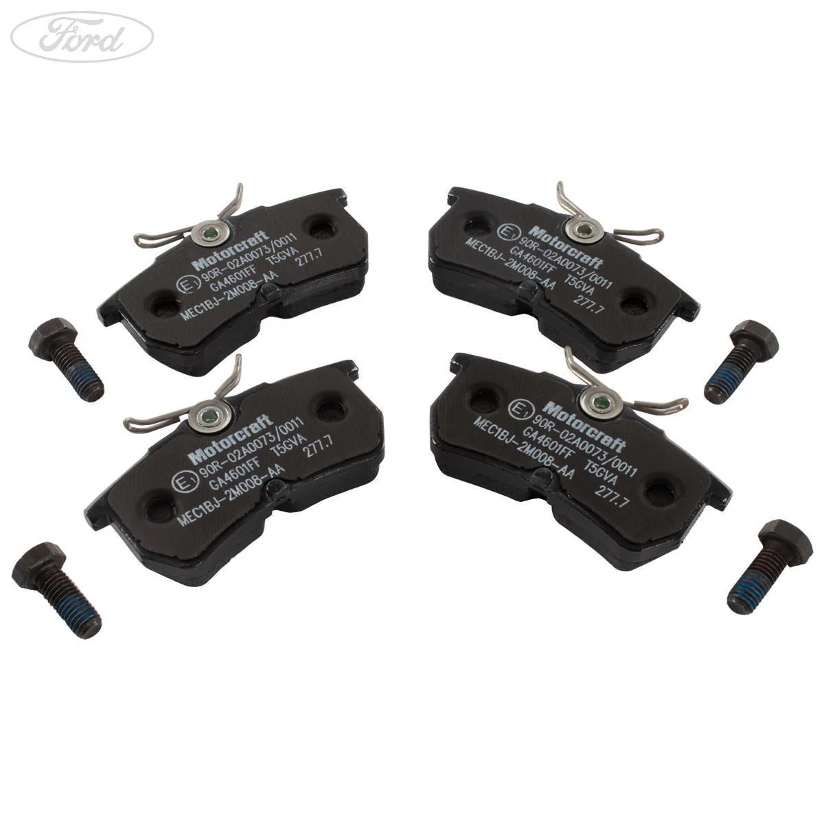 FIESTA MOTORCRAFT REAR BRAKE PADS AXLE SET ECOBOOST - Image 6