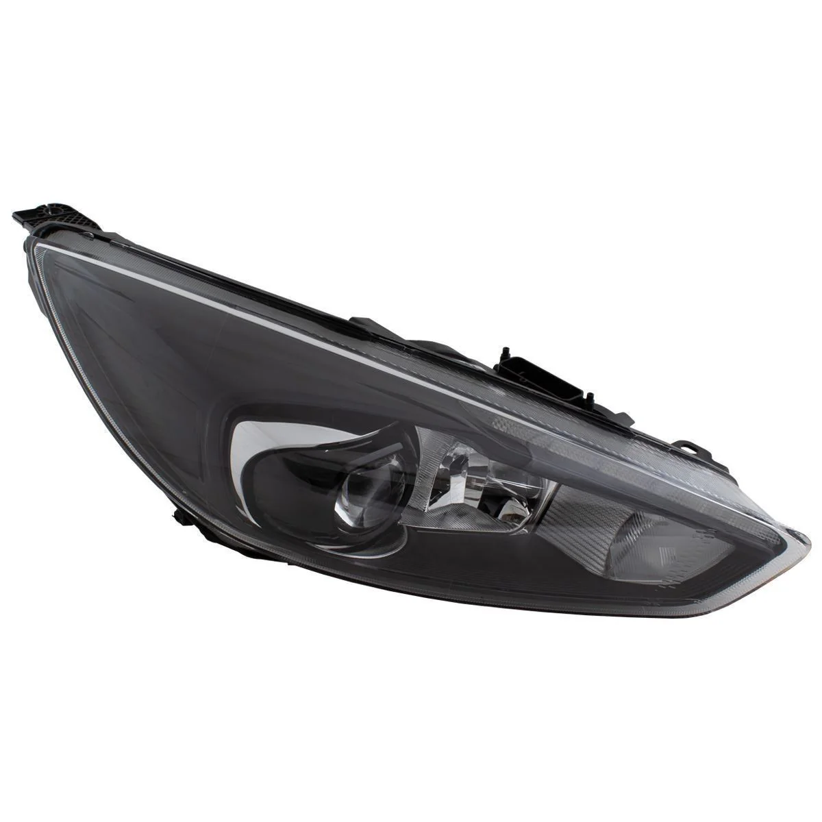 FOCUS FRONT O/S HEAD LAMP LIGHT WITH BLACK BEZELS XENON