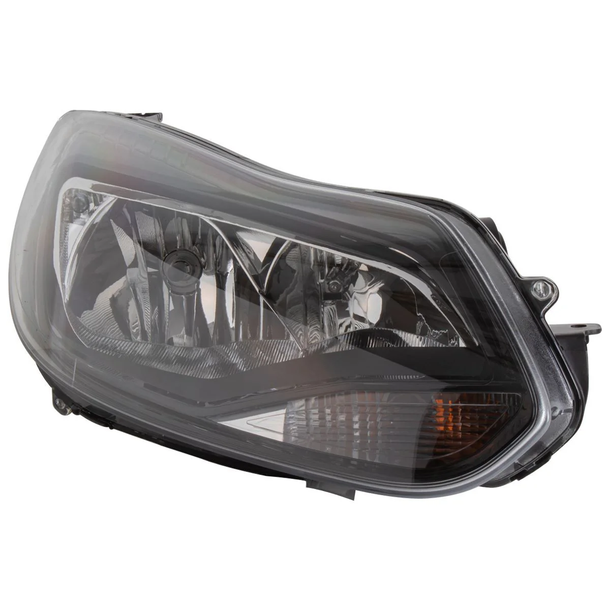 FOCUS FRONT O/S HEADLIGHT HEADLAMP UNIT BLACK RHD 11-15 - Image 2