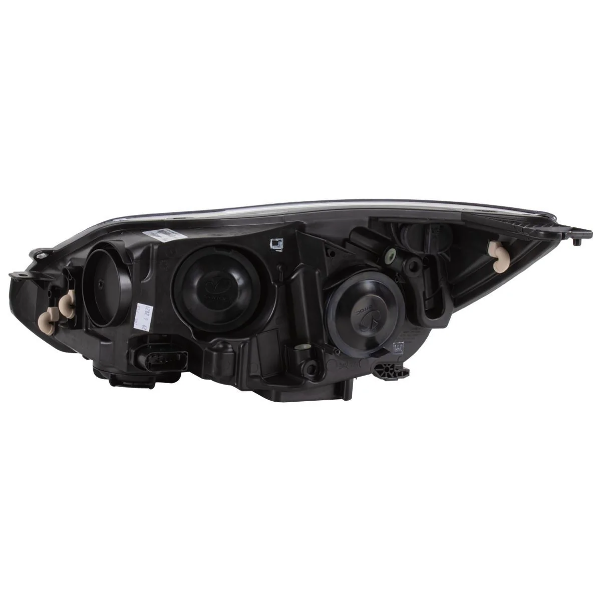 FOCUS FRONT O/S HEADLIGHT HEADLAMP UNIT BLACK RHD 11-15 - Image 4