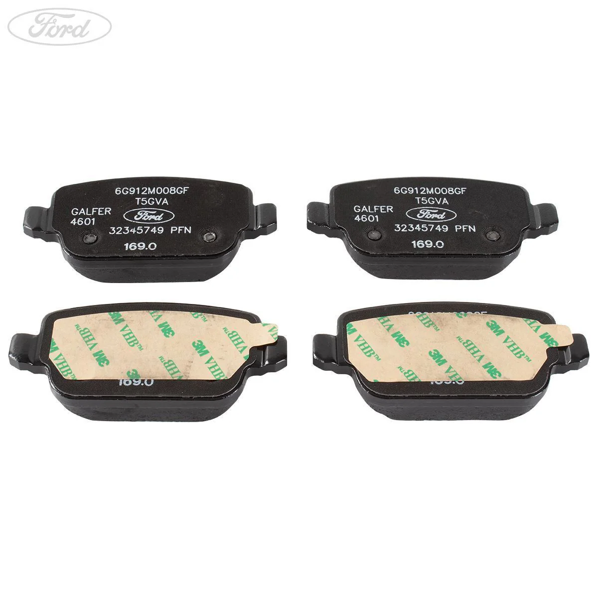 FOCUS GALAXY WA6 MONDEO S-MAX REAR BRAKE PAD SET - Image 2