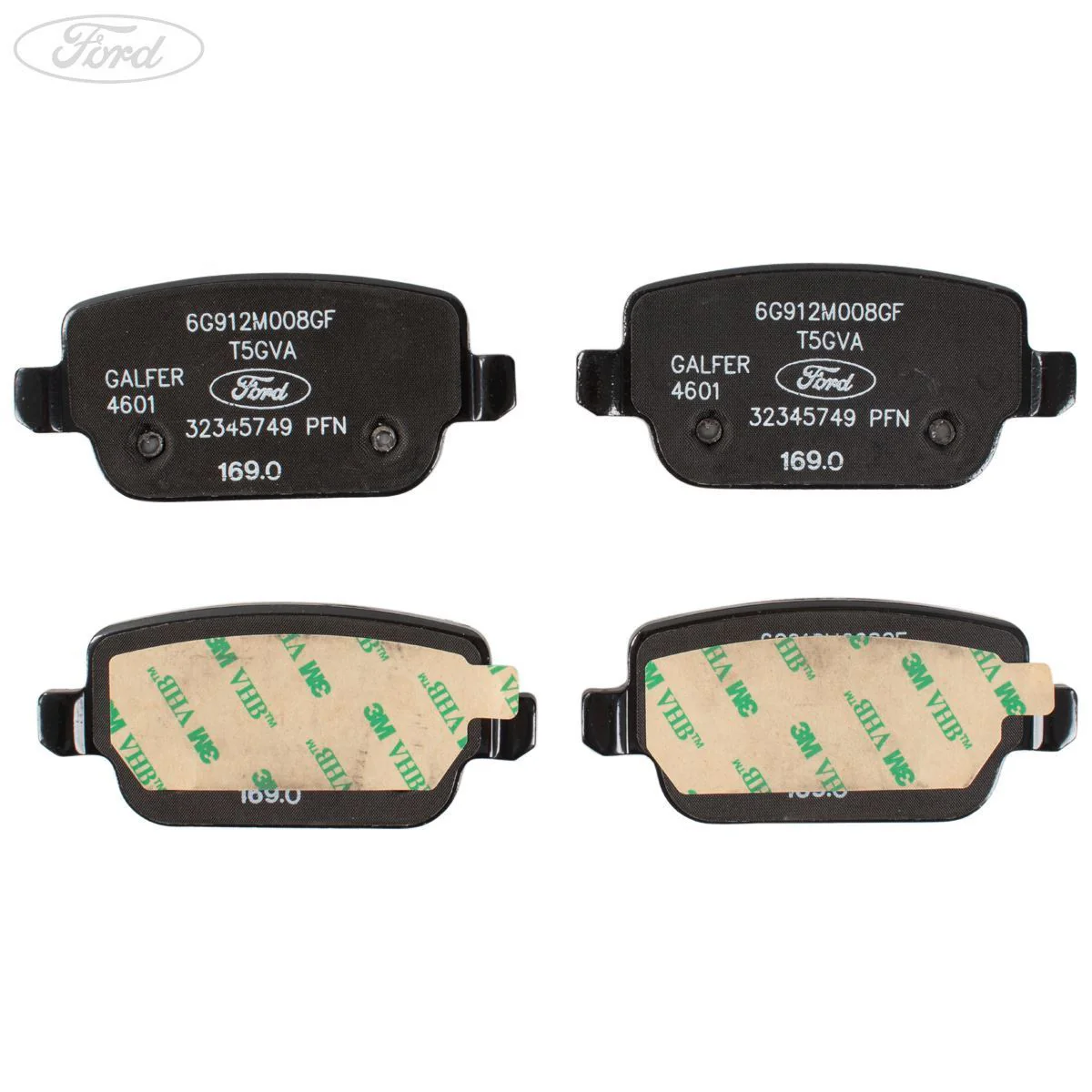 FOCUS GALAXY WA6 MONDEO S-MAX REAR BRAKE PAD SET - Image 4