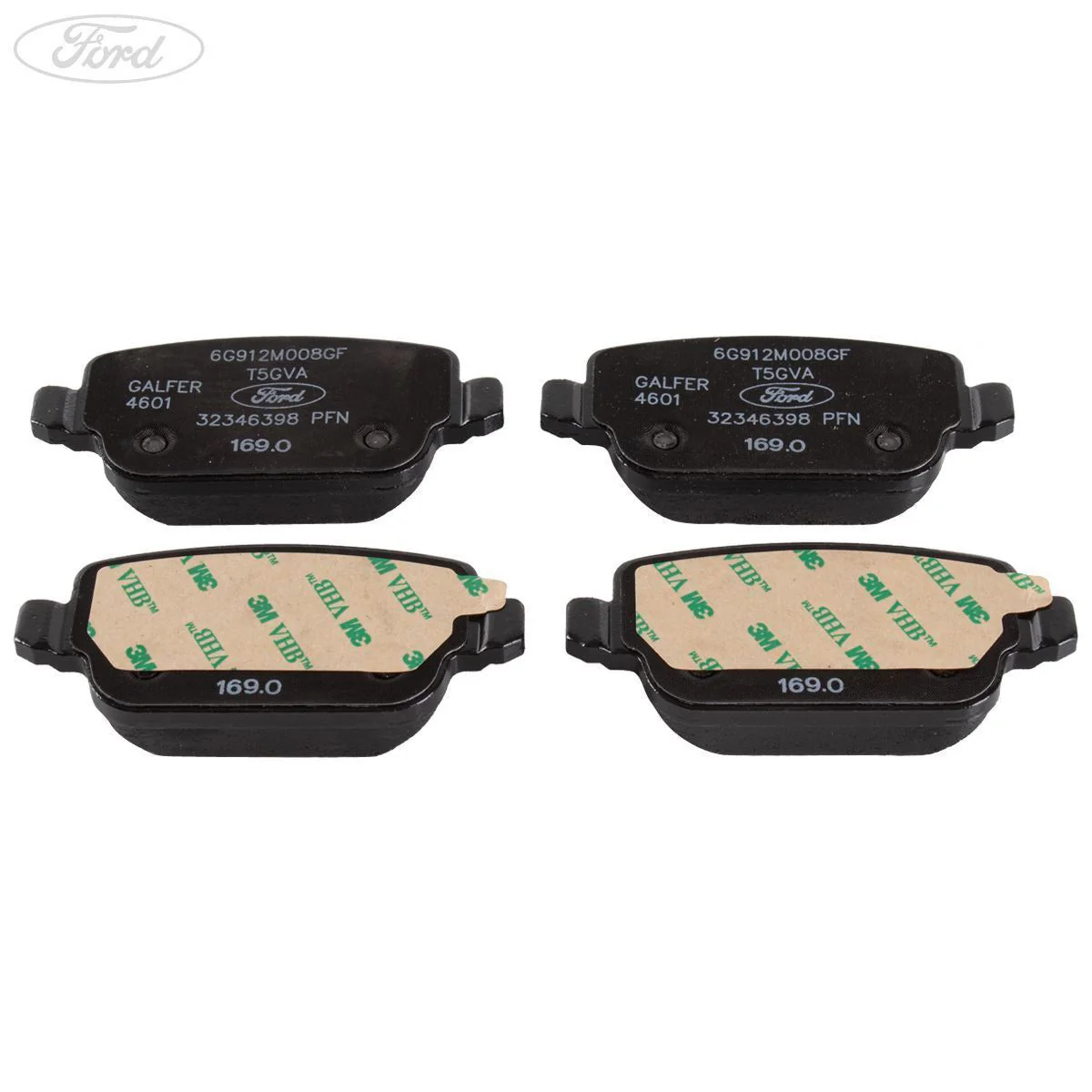FOCUS GALAXY WA6 MONDEO S-MAX REAR BRAKE PAD SET - Image 5