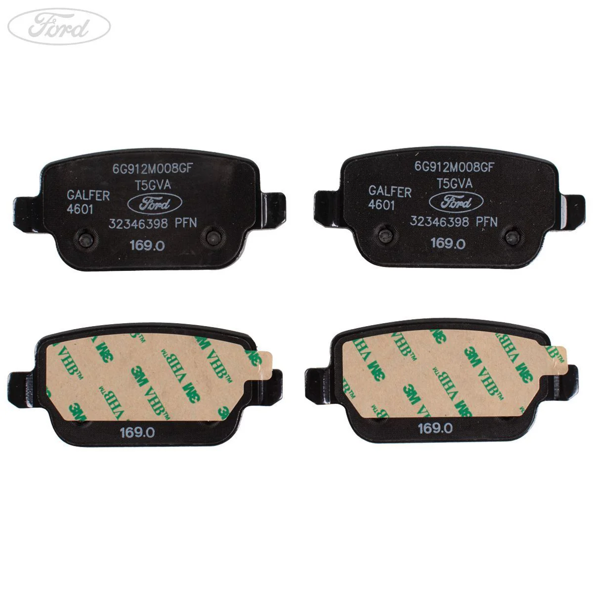 FOCUS GALAXY WA6 MONDEO S-MAX REAR BRAKE PAD SET - Image 9