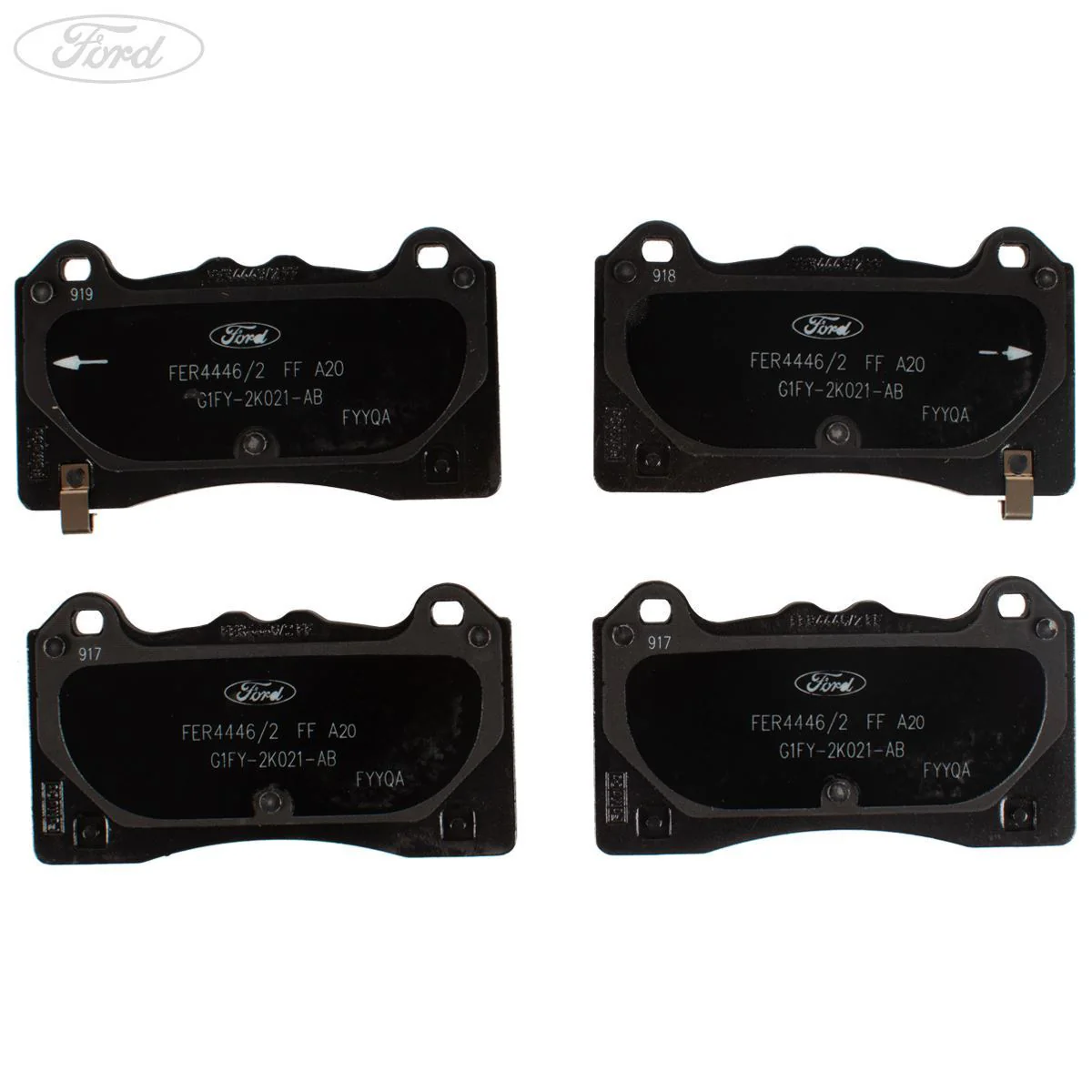 FOCUS RS FRONT AXLE BRAKE PADS SET KIT 2016-2019 - Image 3