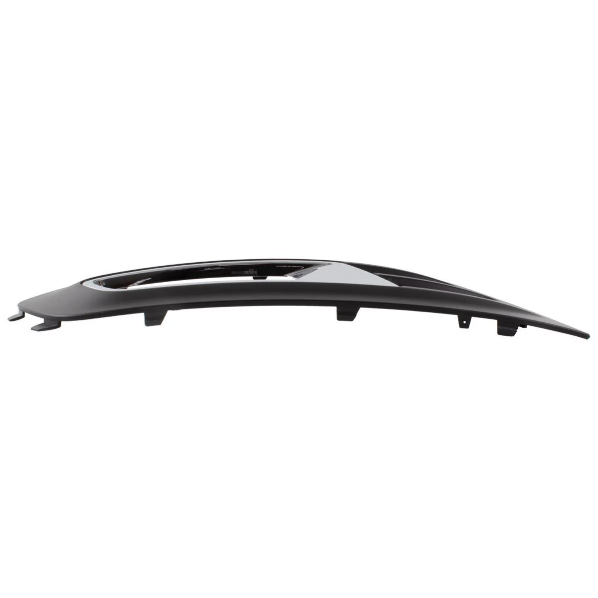C-Max Mk4 O/S Drivers Side Front Bumper Fog Lamp Grille Bezel Black Silver 2015-2019