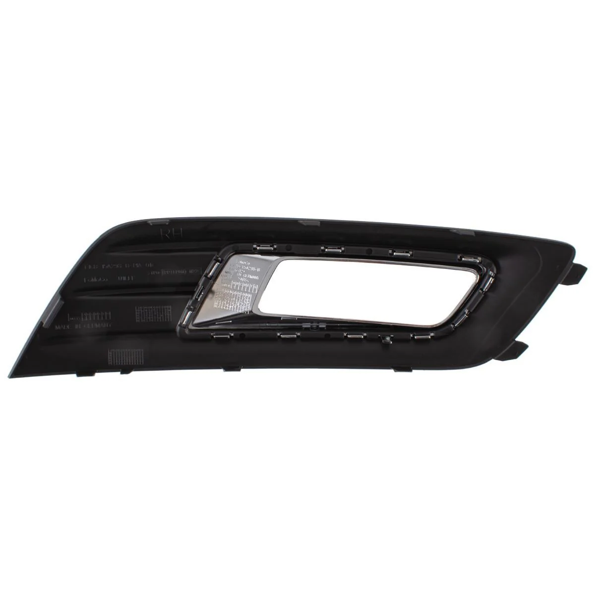 C-Max Mk4 O/S Drivers Side Front Bumper Fog Lamp Grille Bezel Black Silver 2015-2019 - Image 4