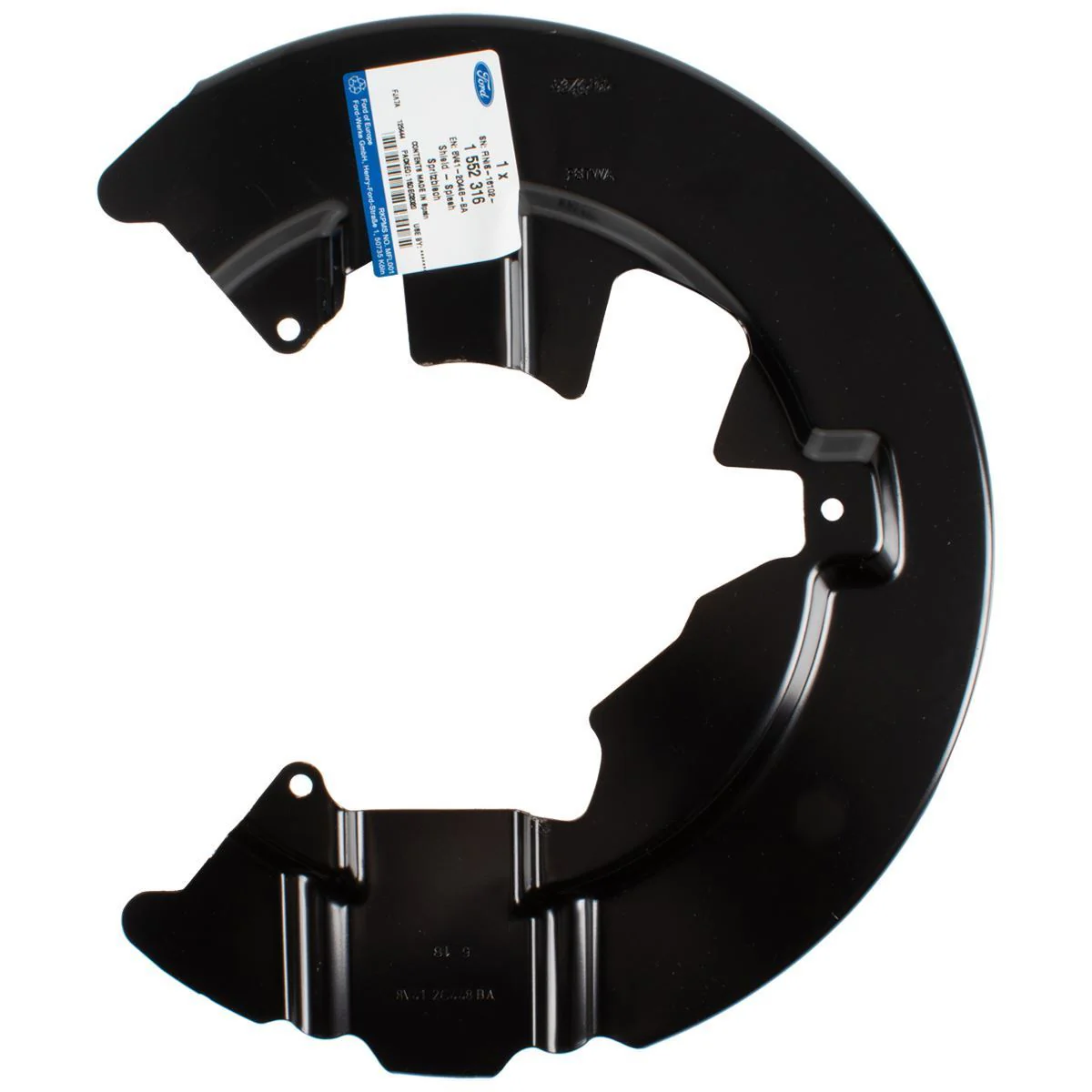 Kuga O/S Drover Side Front Brake Disc Splash Shield 2008-2012