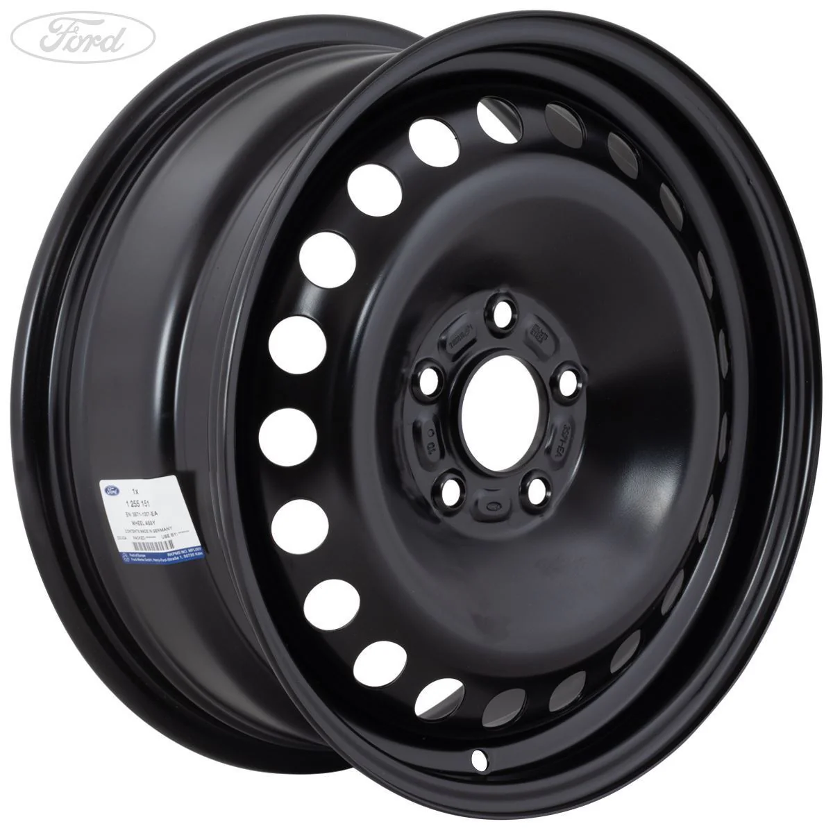 MONDEO CONNECT FOCUS 16" STEEL WHEEL 6.5JX16 BLACK - Image 2