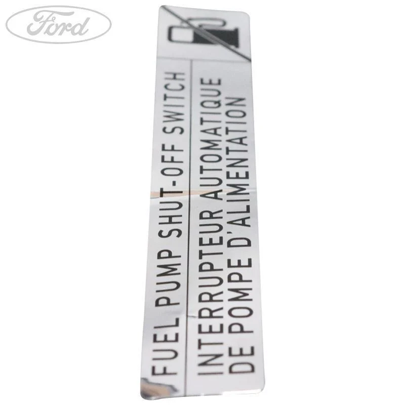 MONDEO FUEL PUMP SHUT OFF SWITCH DECAL 2000-2007 - Image 3