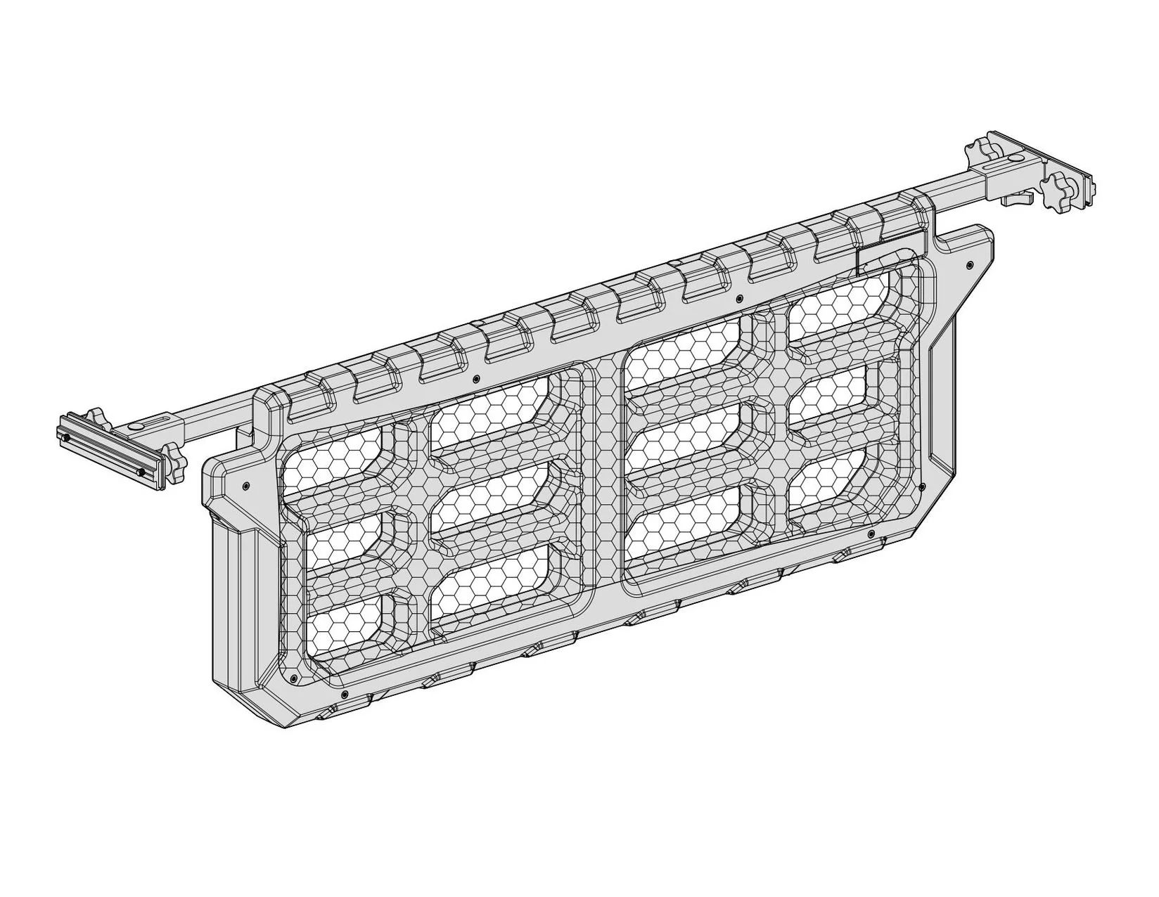 FORD RANGER® PICKUP ATTITUDE* LOAD BED DIVIDER FOR FACTORY FITTED C-CHANNEL SYSTEM - Image 6